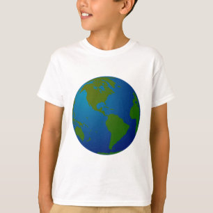 T-shirt Carte/globe
