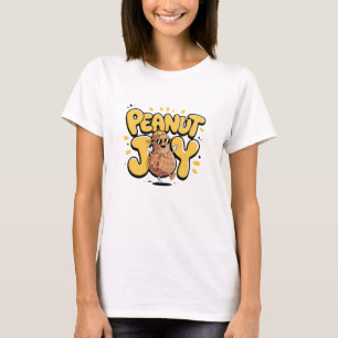 T-shirt Carte graphique adorable pour arachides pour les f