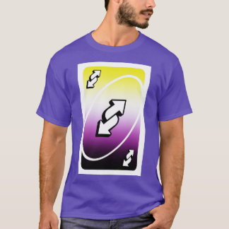 T-shirt carte inversée non binaire