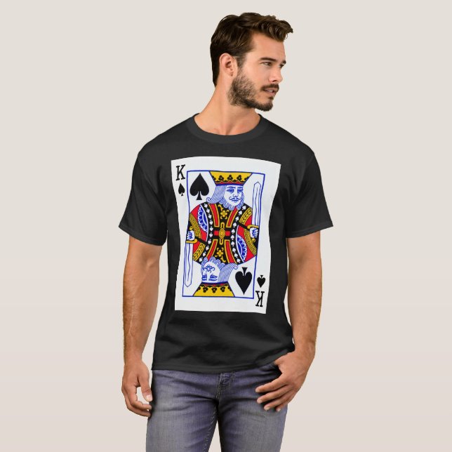 T-shirt Carte King Play (Devant entier)