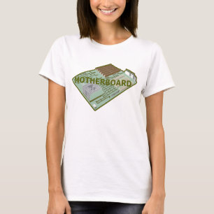 T-SHIRT CARTE MÈRE D'ORDINATEUR
