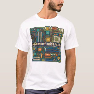 T-shirt Carte mère d'ordinateur vintage des années 80 "Ali