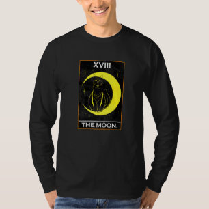 T-shirt Carte Moon Tarot Avec Chat