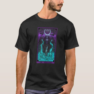 T-shirt Carte Morrigan Death Tarot Gothic Pagan sorcière T