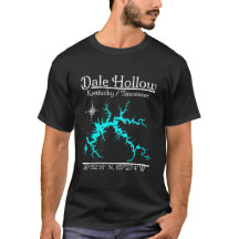Carte nautique du lac Dale Hollow Kentucky Tenness