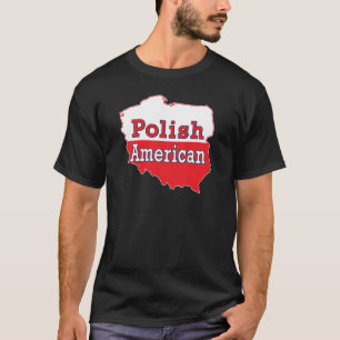 T-shirt Carte polonaise américaine