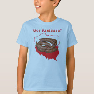 T-shirt Carte Polonaise Kielbasa