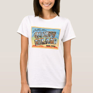 T-shirt Carte postale de Vintage voyage de Coney Island