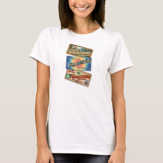 T-shirt Carte postale officielle du sentier d'État du Retr