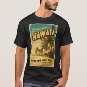 T-shirt Carte postale vintage
