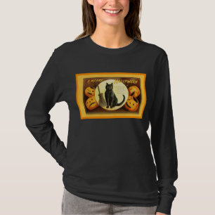 T-shirt Carte postale Vintage Joyeuse Halloween