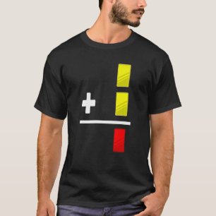 T-shirt Carte Rouge Yellow Card Soccer Référenceur Deux Eq