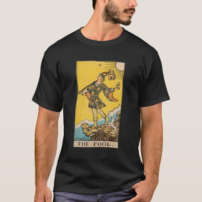 T-shirt Carte Tarot L'idiot (Devant)