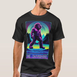 T-shirt Carte Tarot - L'Introvert - Yeti Bigfoot