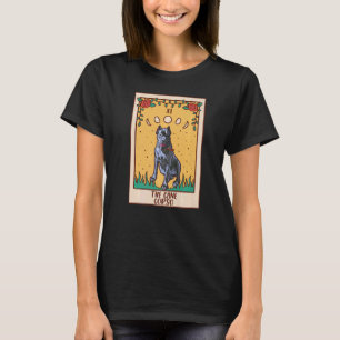 T-shirt Carte Tarot Occult Magie Occultisme Chien Canne Co
