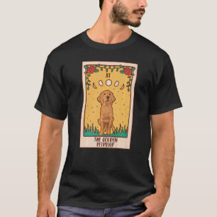 T-shirt Carte Tarot Occult Magie Occultisme Chien Golden R