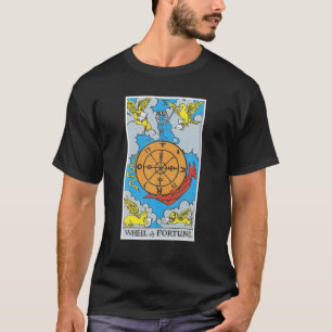 T-shirt Carte Tarot Roue Croyances occultes Divination Mag