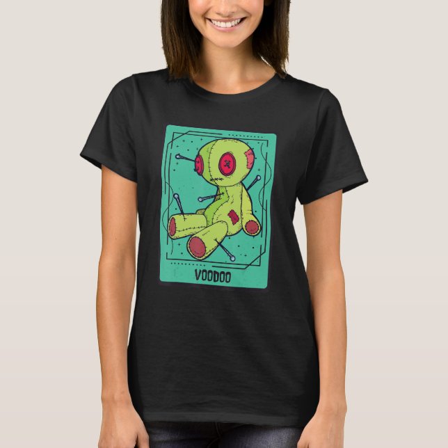 T-shirt Carte Tarot Voodoo Cartes Mystiques Occulte (Devant)