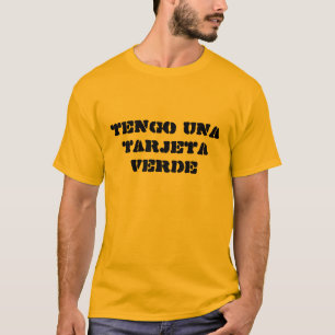 T-shirt Carte verte espagnole