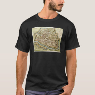 T-shirt Carte vintage de Ferrara, ITALIE