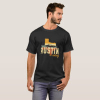 Carte vintage Retro Austin Texas TX USA City