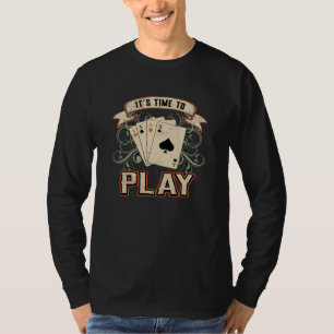 T-shirt Cartes Carte Jouer Jour Poker Ace Casino Gig