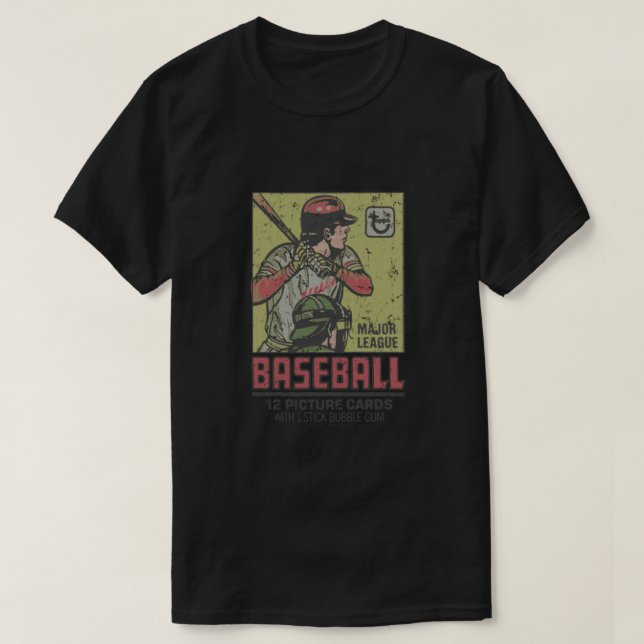 T-shirt Cartes de base-ball 1 essentielles (Design devant)