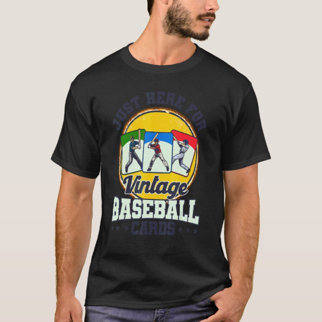 T-shirt Cartes de base-ball Collecteur de cartes de sport  (Devant)