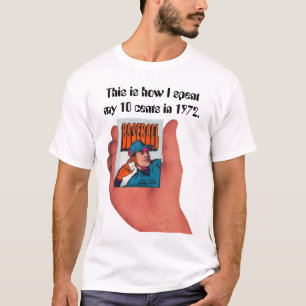 T-shirt Cartes de base-ball que j'ai achetées (1972)