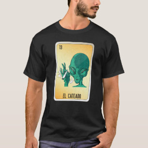 T-shirt Cartes de bingo de loterie slang mexicain El Catea
