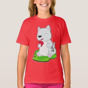 T-shirt Cartes de Poker Cat