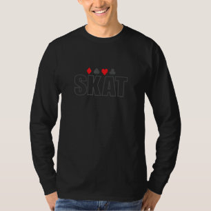 T-shirt Cartes de Skat Main de Skat Jeu de cartes Cartes à