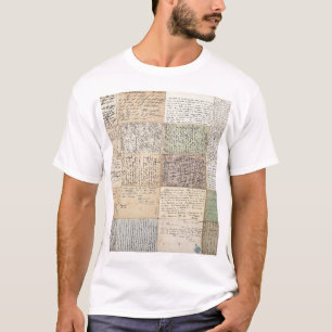 T-shirt Cartes Postales Anciennes Fond Vintage Français