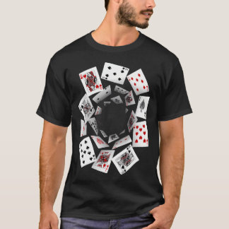 T-shirt Cartes qui tombent