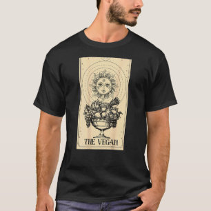 T-shirt Cartes Tarot La Voyante de la Sorcellerie Végétari