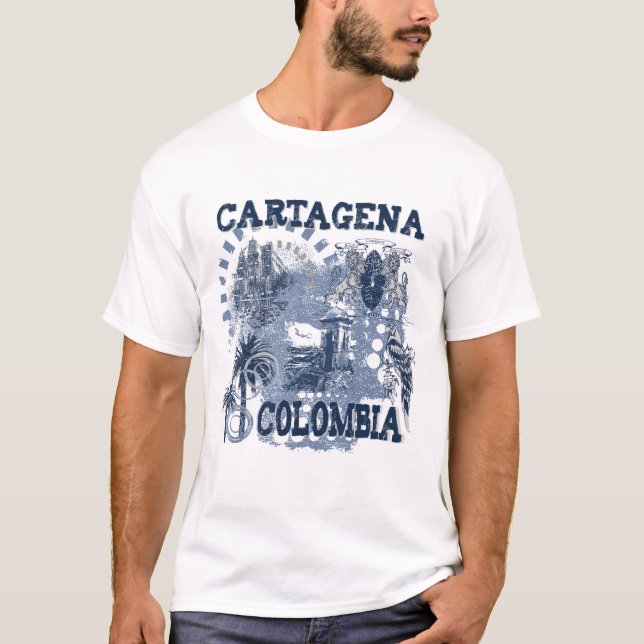T-shirt Carthagène, Colombie (Devant)