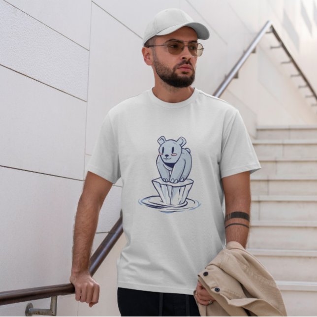 T-shirt Cartographie de l'ours polaire (Créateur téléchargé)