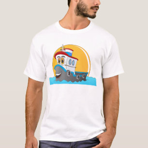 T-shirt Cartographie de remorqueur