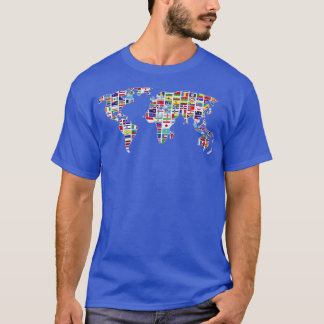 T-shirt Cartographie des voyageurs internationaux