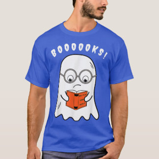 T-shirt Cartographie Ghost Boo Lecture Livres Costume Easy
