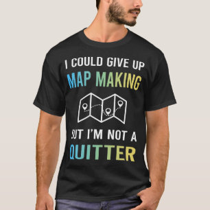 T-shirt Cartographie Réalisation de cartes Cartographe