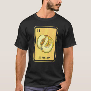 T-shirt Carton de Bingo Traditionnel Mexicain El Melon Le