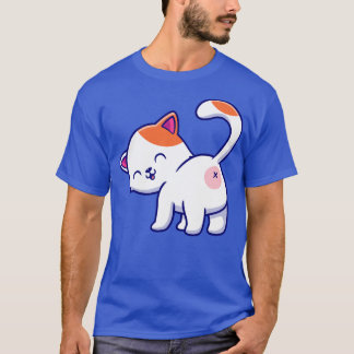 T-shirt Carton de boutons de chats mignon