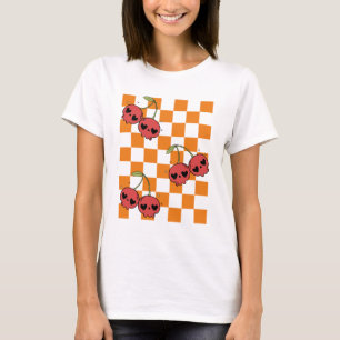 T-shirt Carton de contrôle crâne cerise - doux mais mortel