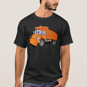T-shirt Carton Orange Dump Truck