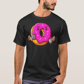 T-shirt Cartoon à sonnette à bec à levain Doughnut mou