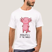 Cartoon Axolotl à main mignon