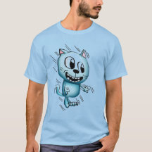 Cartoon bleu chat