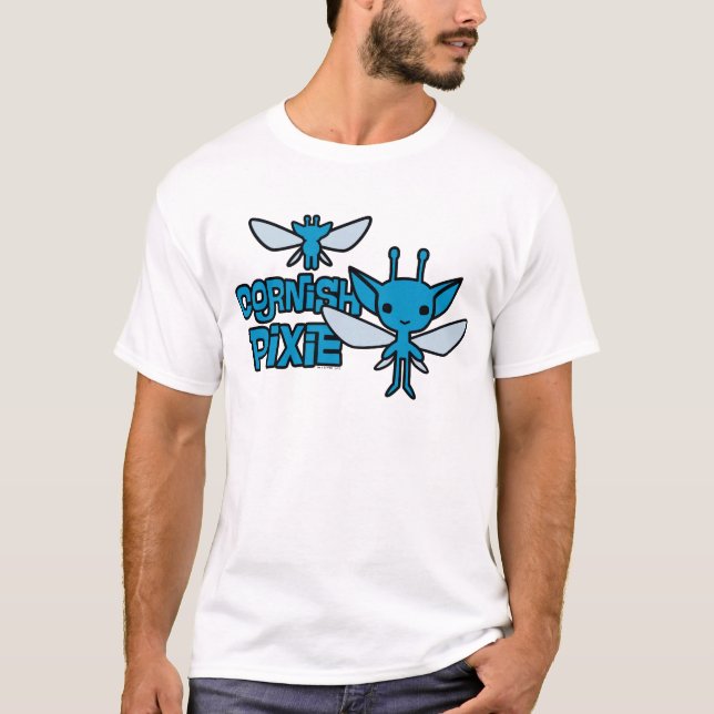 T-shirt Cartoon Cornish Pixie Caractère Art (Devant)