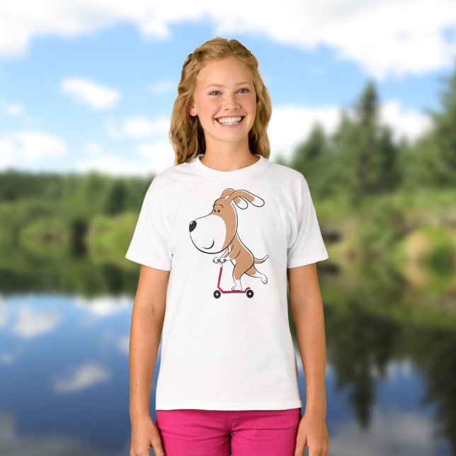 T-shirt Cartoon Drôle Chien Chien Chien Chien Chien Chien  (Créateur téléchargé)